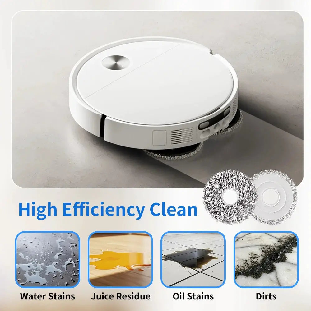 Easy Install Mop Cloth Pad Kit For Xiaomi Mijia 5 Pro OV21CN X10 Plus S10 Plus X20 X20 Plus M30 Pro M30S