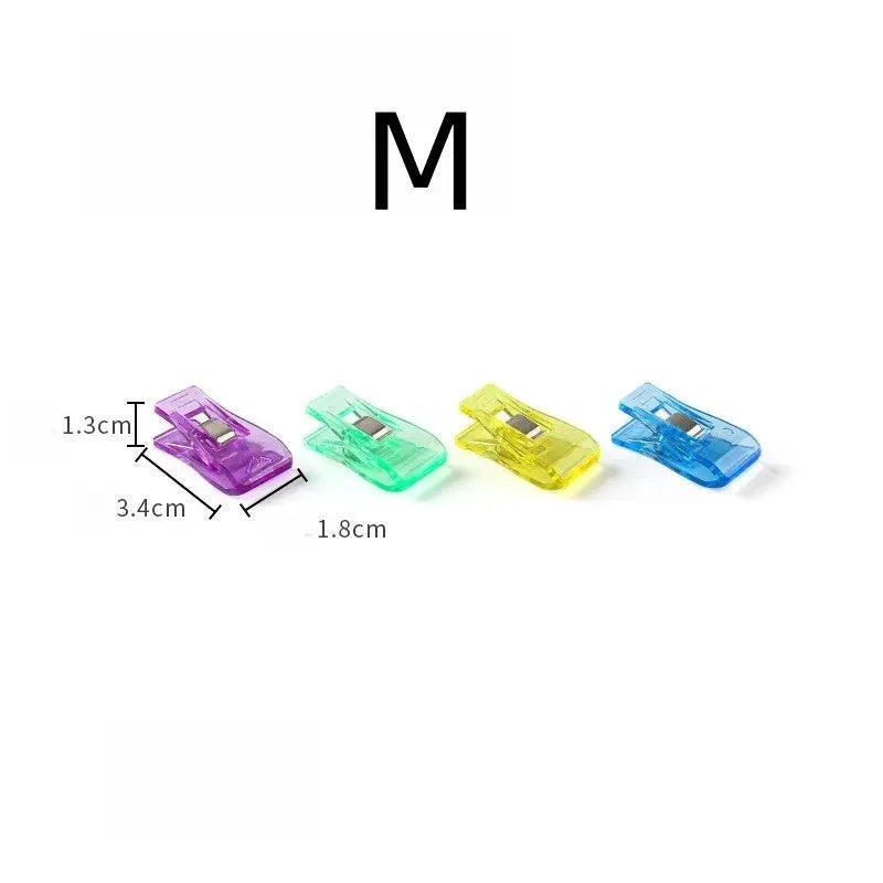 QuiltPro 50 Piece Sewing Clips Set Multipurpose Quilting Clips For Fabric Embroidery And Sewing Projects
