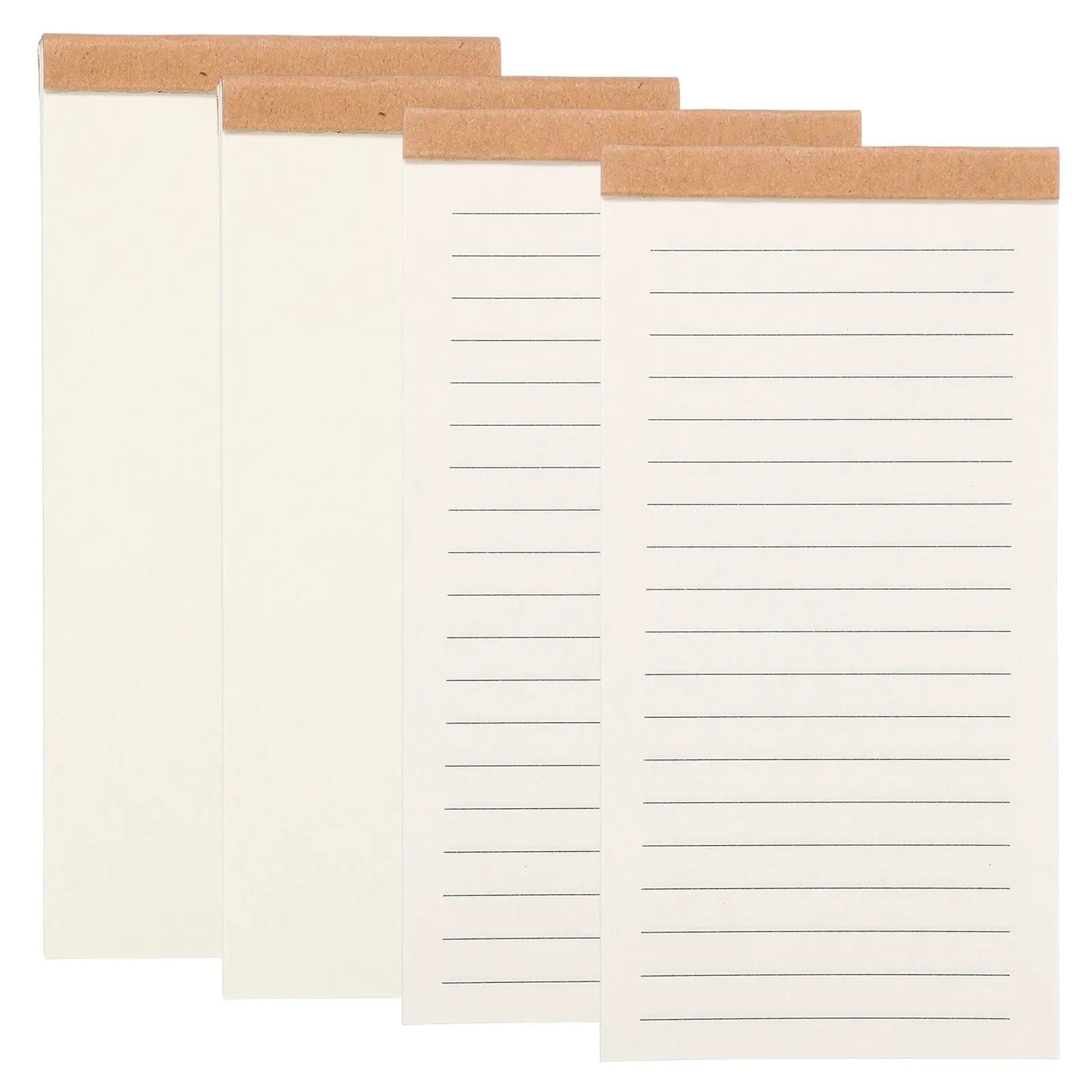 4-pack Simples Market field-notes small notepads, 50-sheet each, cork-top bindings, lined pages