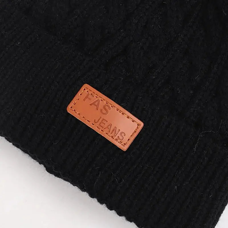 Cute Double Wool Pompom Baby Hat For Kids Warm Autumn Winter Knitted Beanie Cap For Boys And Girls