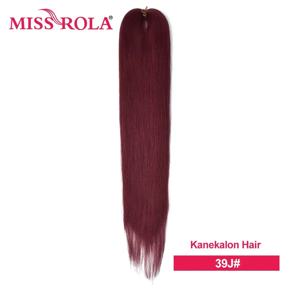 Miss Rola burgundy Kanekalon EZ Twist synthetic hair bundle