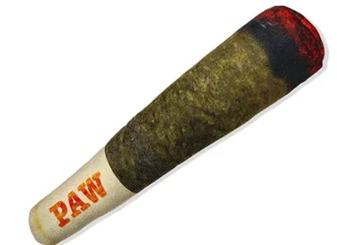 Funny Interactive Cigar Design Plush Squeaky Dog Toy For Small And Medium Dogs Dental Chew Toy