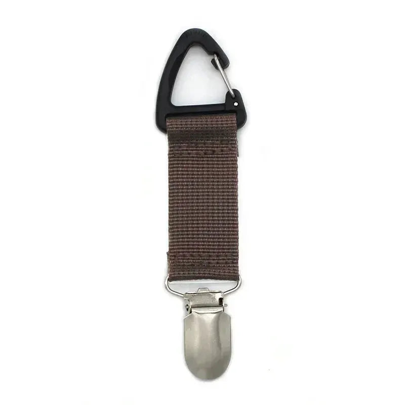 TrailMate Outdoor Travel Straw Hat Clip Portable Hat Companion Bag Clip With Multipurpose Glove Organizer