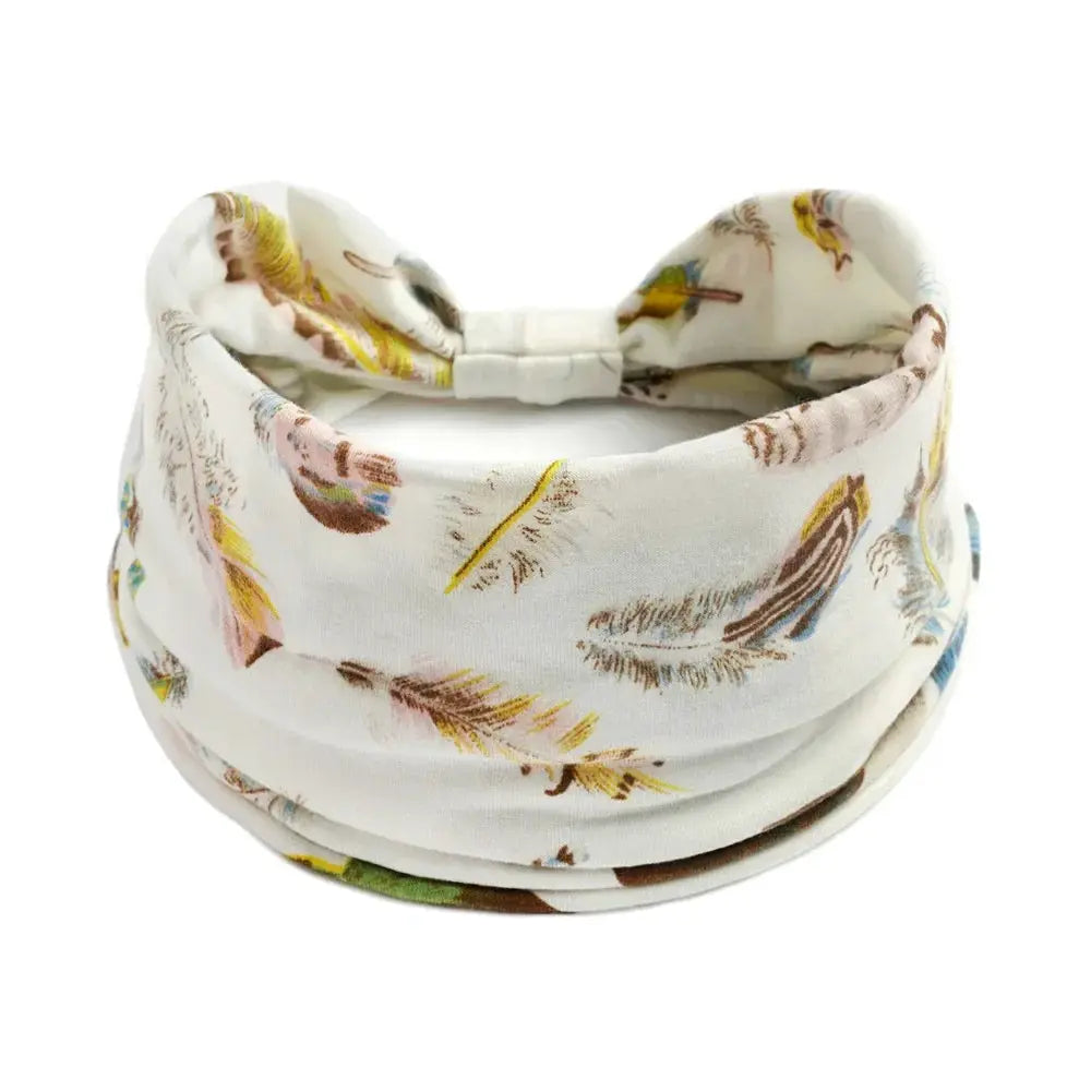 Zenora Wide Headband Non Slip Elastic Knot Hair Band For Yoga And Summer Sports Wear
