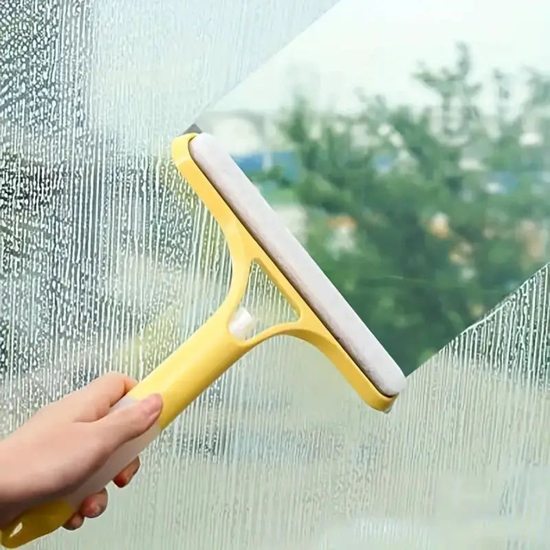 HomeMate Three In One Glass Cleaning Tool With Mirror Scraper Window Scraper And Watering Can For Streak Free Cleaning