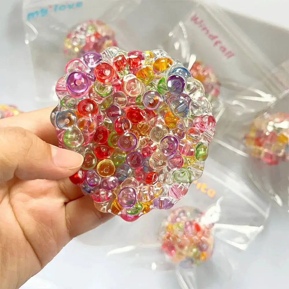 Squishy Balls Ice Beads Stress Relief Toy Super Soft Sensory Fidget Toys For Kids And Adults Anxiety Relief Squeeze Gift