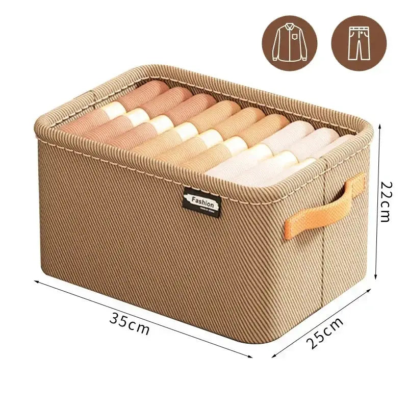 Heavy Duty Clothes Organizer For Wardrobe Storage Cabinets And Drawers To Store Pants Sweaters Jeans And More