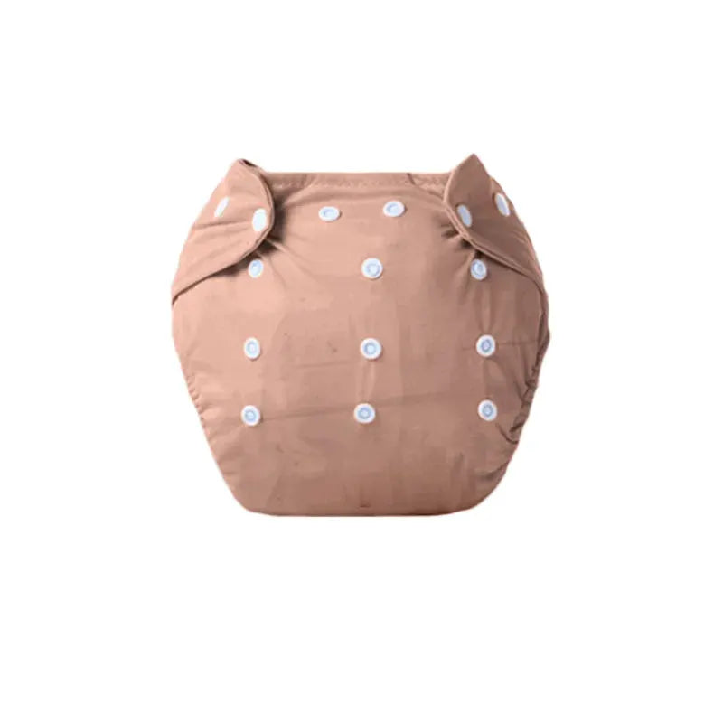 Eco Friendly Washable Reusable Cloth Diapers For Babies Grid Pattern Cotton Adjustable Training Pants 1 To 3 Years