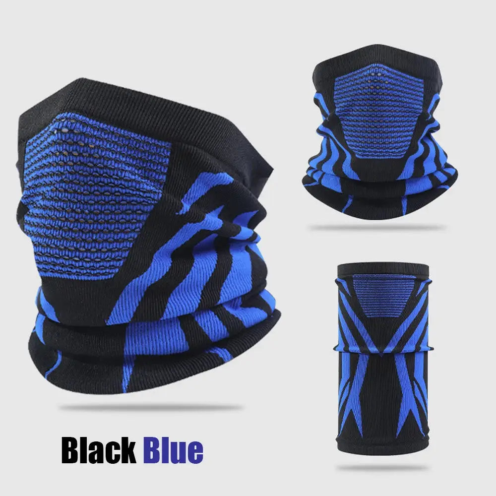 Winter Warm Skiing Mask Neck Gaiter Unisex Elastic Breathable Cycling Running Motorcycle Mask For Outdoor Sports