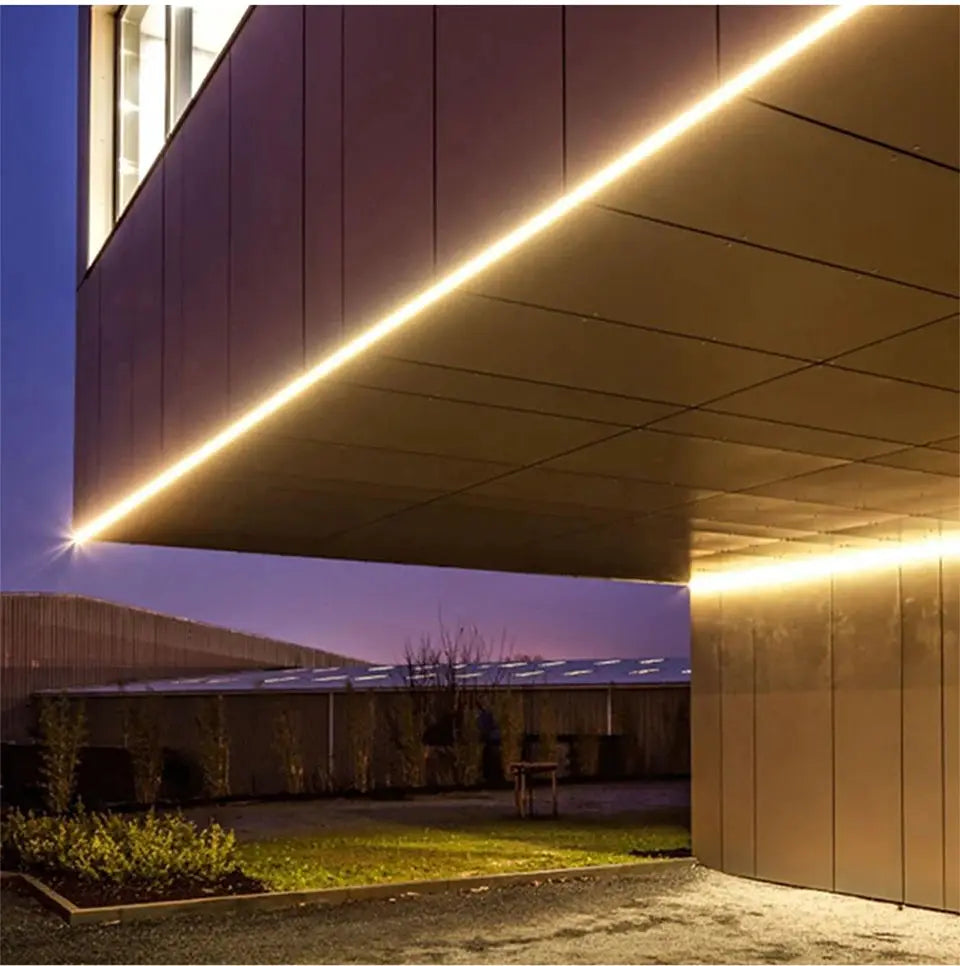 COB LED strip light by Simples Market, 220V/110V, outdoor waterproof flexible tape with warm white glow, EU/US plug, 1m-35m