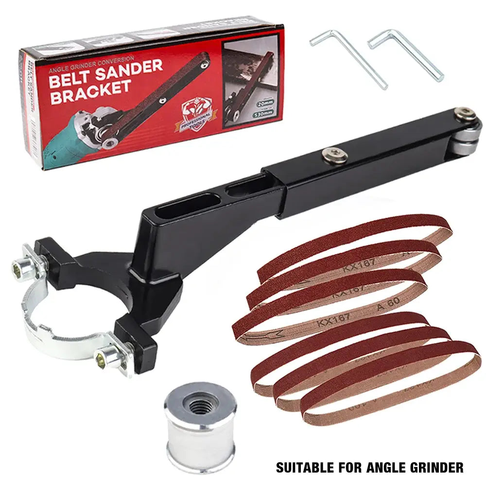 Grinder Mini Sander Multifunctional Cordless Polishing Machine Belt Sander Conversion Kit for Home DIY Enthusiasts