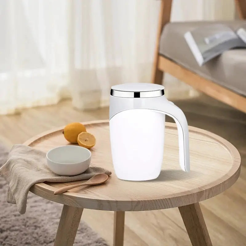 Automatic Stirring Cup Mug Rechargeable Portable Electric Stirring Stainless Steel Magnetic Base For Coffee And Tea