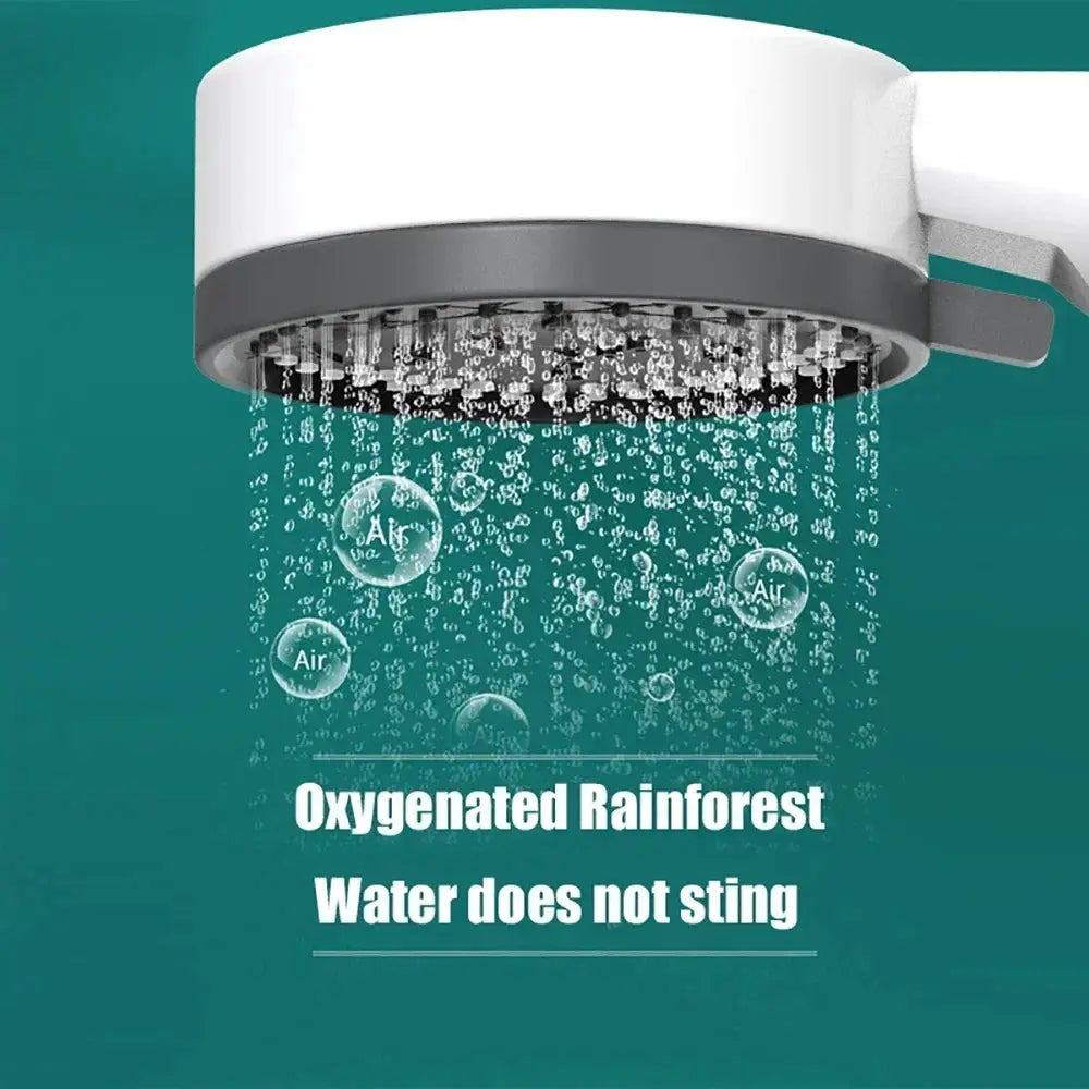 Handheld showerhead with 10 modes, high-pressure filter, water-saving bathroom accessory
