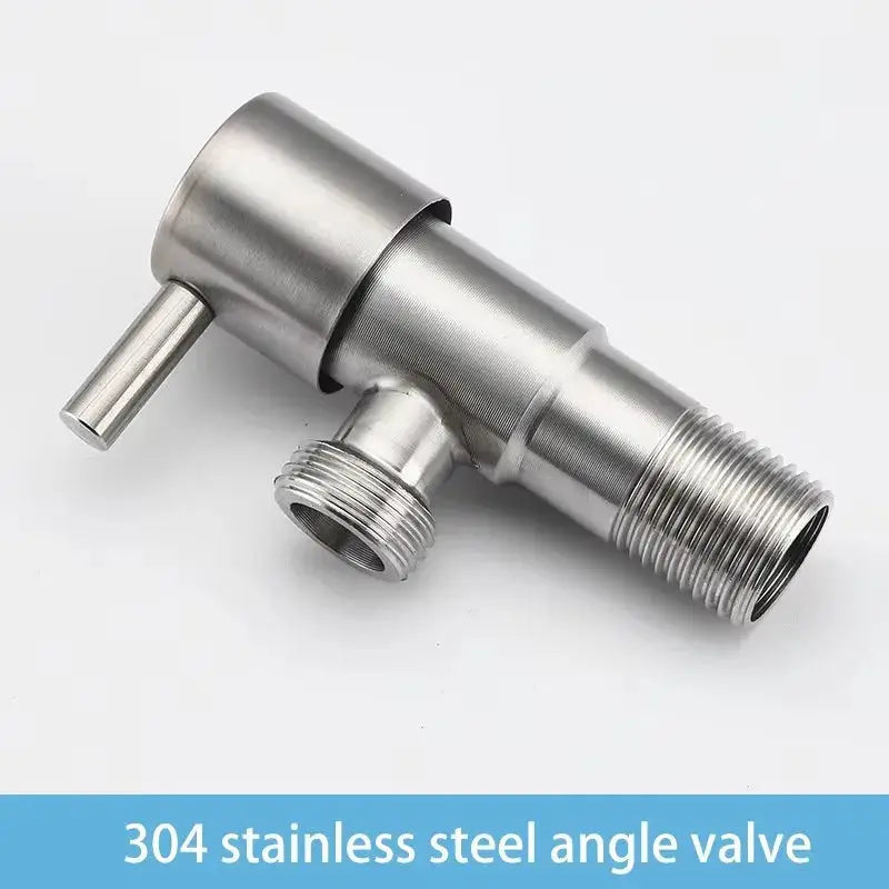 Simples Market 304 stainless steel angle valve for bidet faucet, single cold water supply