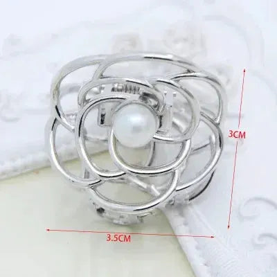 LuxeHair Geometric Metal Hair Claw Clip For Women And Girls Elegant Minimal Design For Secure Hold