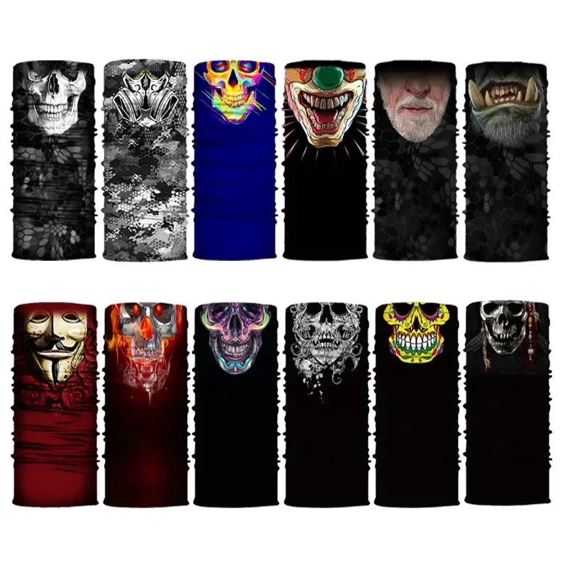 Seamless Tactical Neck Gaiter Bandana Scarf For Men Face Mask Balaclava For Cycling Skiing Motorcycle Hiking