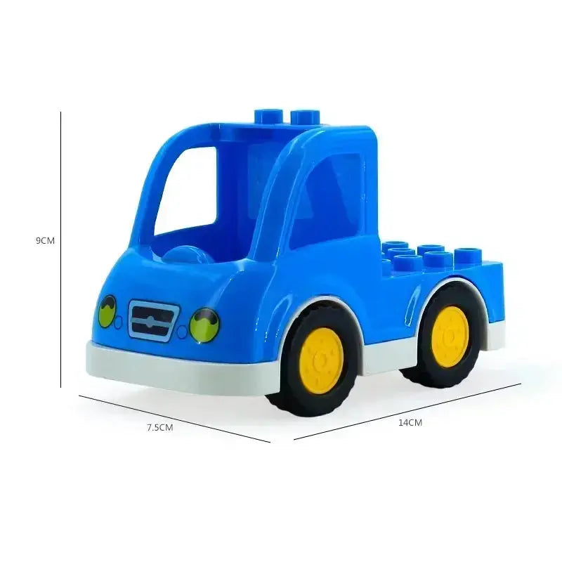 Big Building Blocks Accessories Compatible With Large Bricks Educational Toy Set For Kids Trucks Cars City Traffic