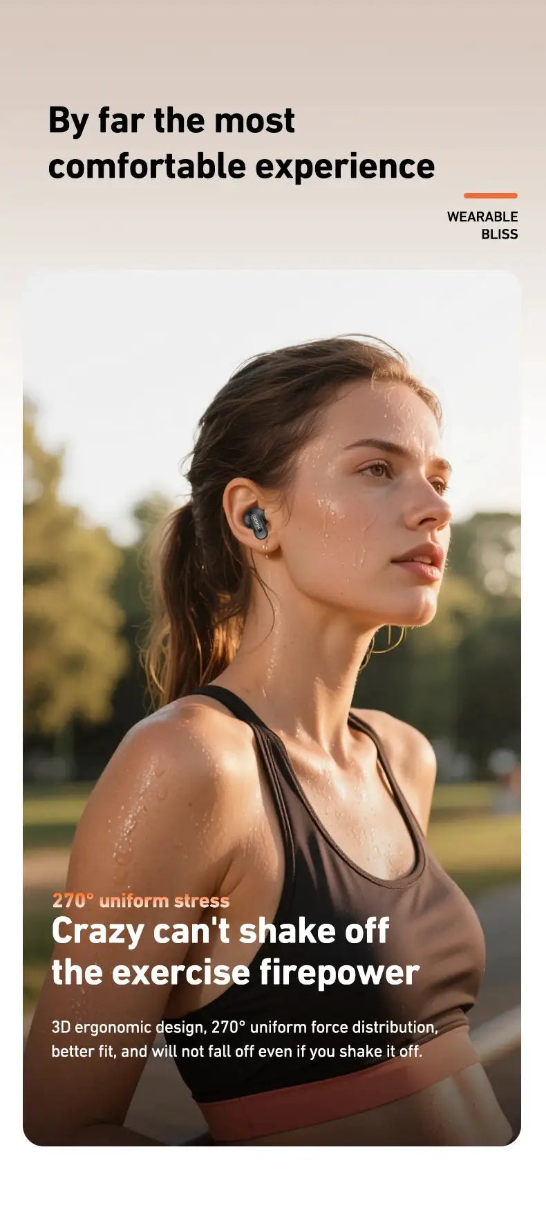 MINISO MS105 Bluetooth in-ear wireless earbuds, black