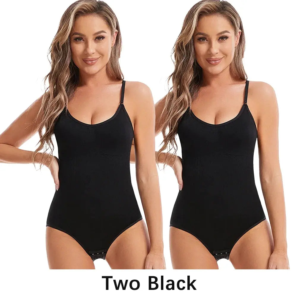 CurveCraft Open Crotch Seamless Shapewear Bodysuit For Butt Lift And Smoothing Silhouette