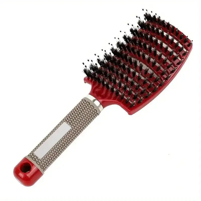 NovaGlow Magic Scalp Massage Hair Brush For Wet Curly Hair With Non Slip Handle Detangling Tool