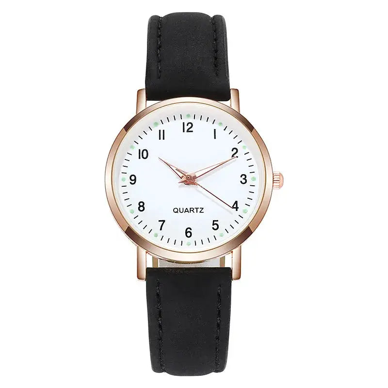 Fashion Watch For Women Leather Belt Watches Ladies Luxury Analog Quartz Luminous Wristwatch Clock Relogio Feminino