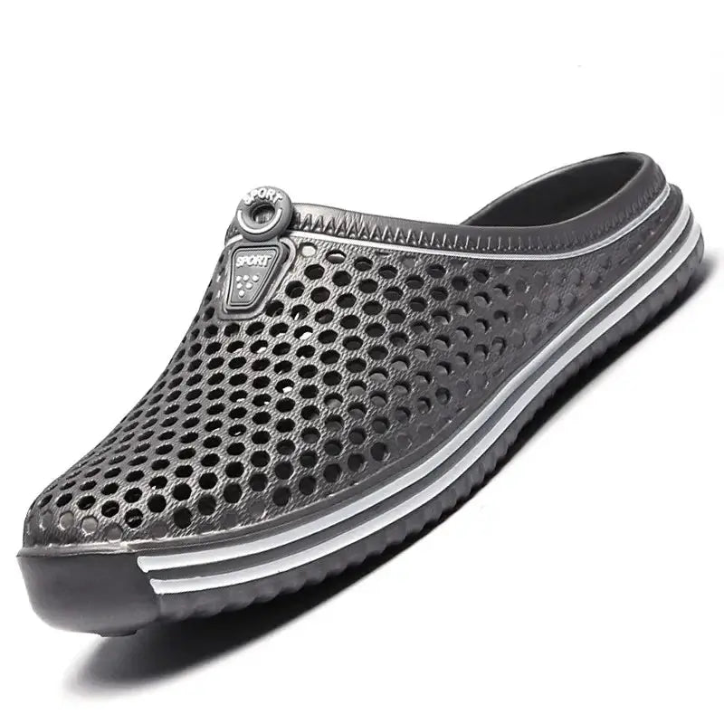 Men's Pool Sandals Slip On Summer Outdoor Beach Shoes Garden Clogs Casual Water Slippers Unisex