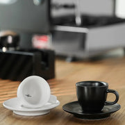 MHW 3 Bomber Espresso Mug 80ml Ceramic Coffee Cup and Saucer Set for Latte Art and Home Barista