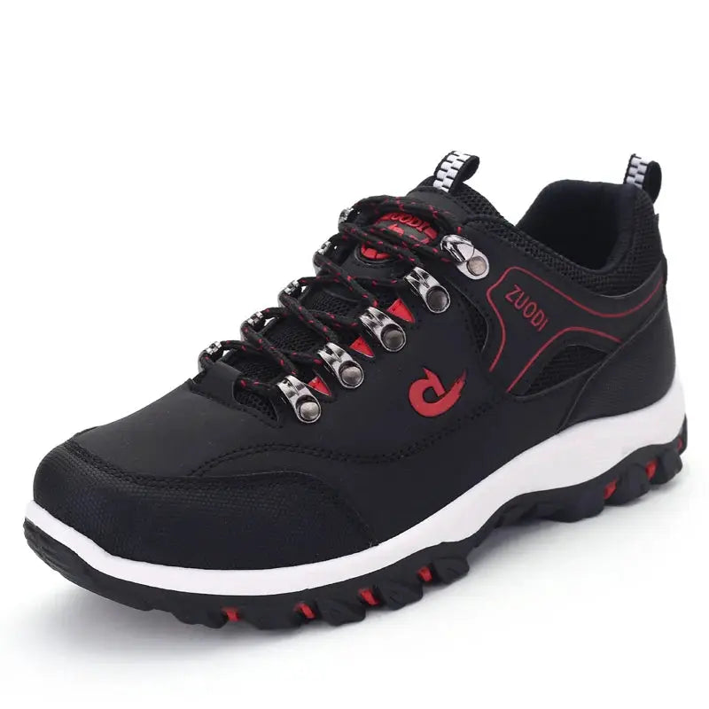 Brand Mens Leather Casual Sneakers Lightweight Breathable Shoes For Walking And Tennis