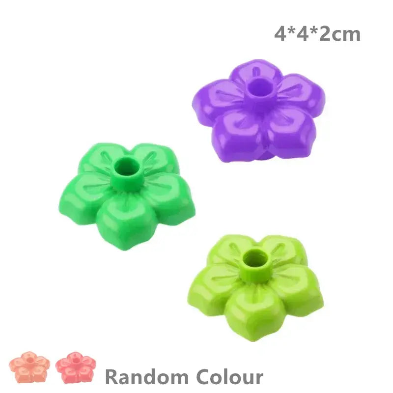 Big Outdoor Building Blocks Forest Plant Series Set For Farm Garden Decor And Kids Toys Bricks
