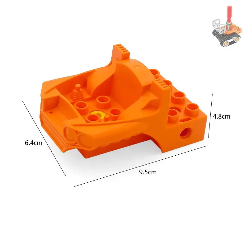 Big Building Blocks Traffic Mechanical Construction Set For Kids Compatible Large Bricks Educational Science Toy Gift