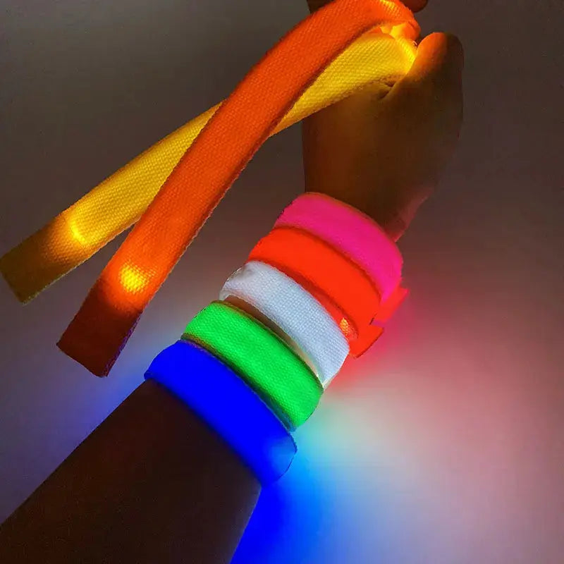 YOMDID LED Luminous Bracelet For Concerts And Parties Wrist Strap