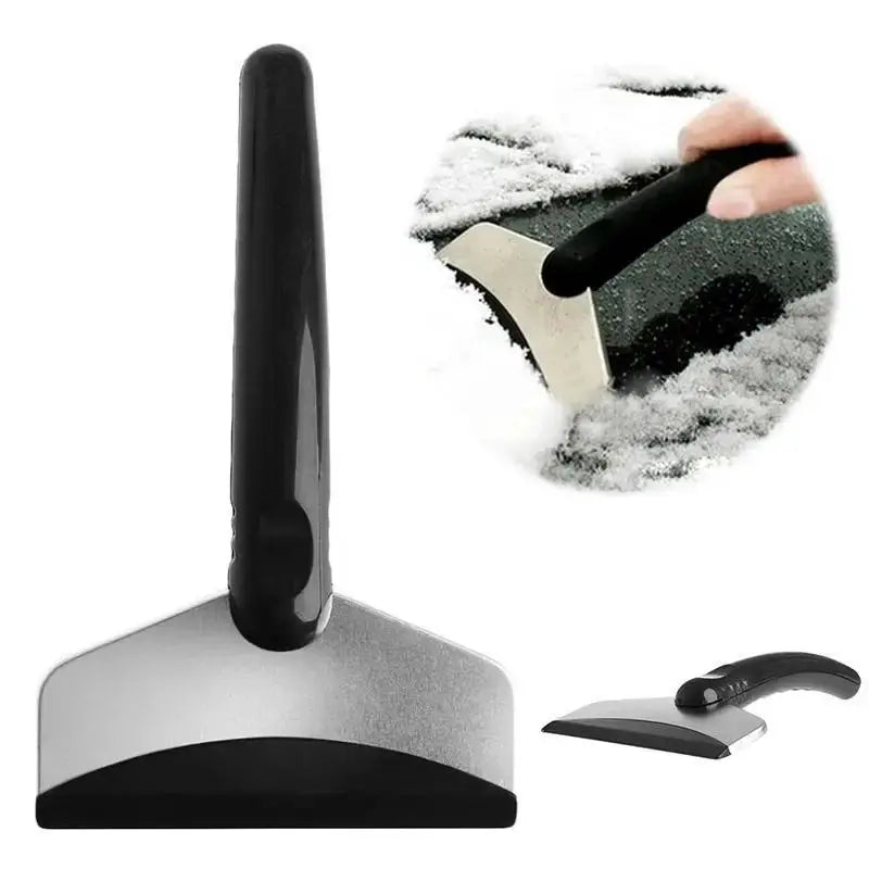 2-piece car snow shovel and ice scraper set by Simples Market with black handles