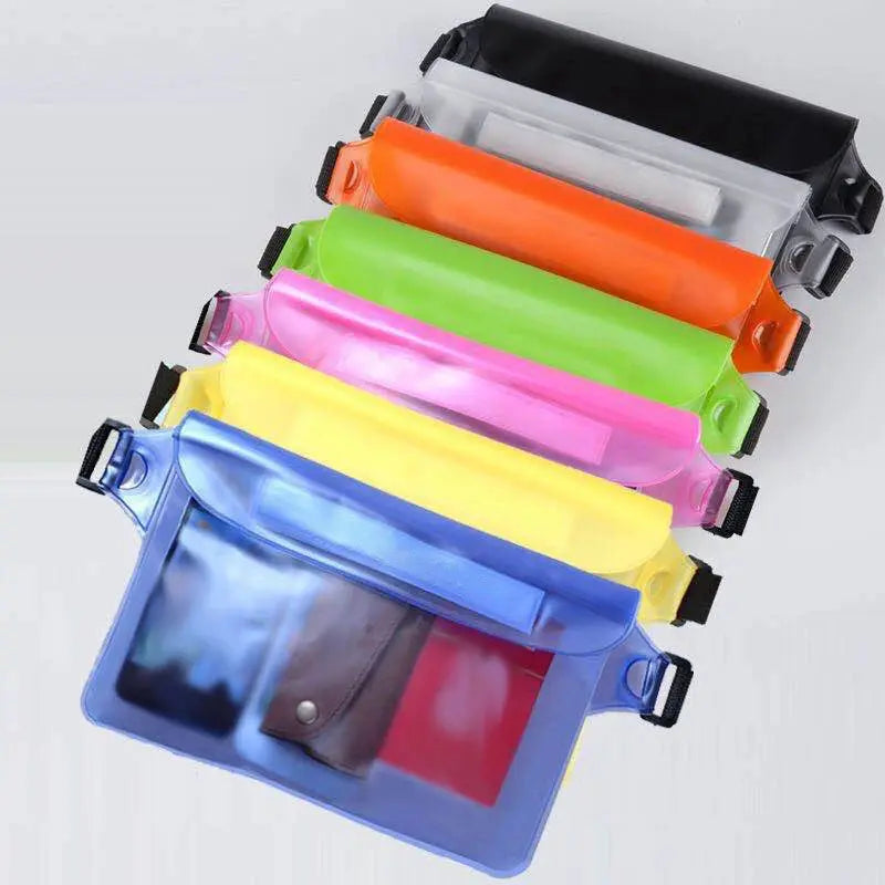 Waterproof Swimming Bag And Dry Phone Case Waist Pack For Beach Boat Skiing Diving And Outdoor Sports
