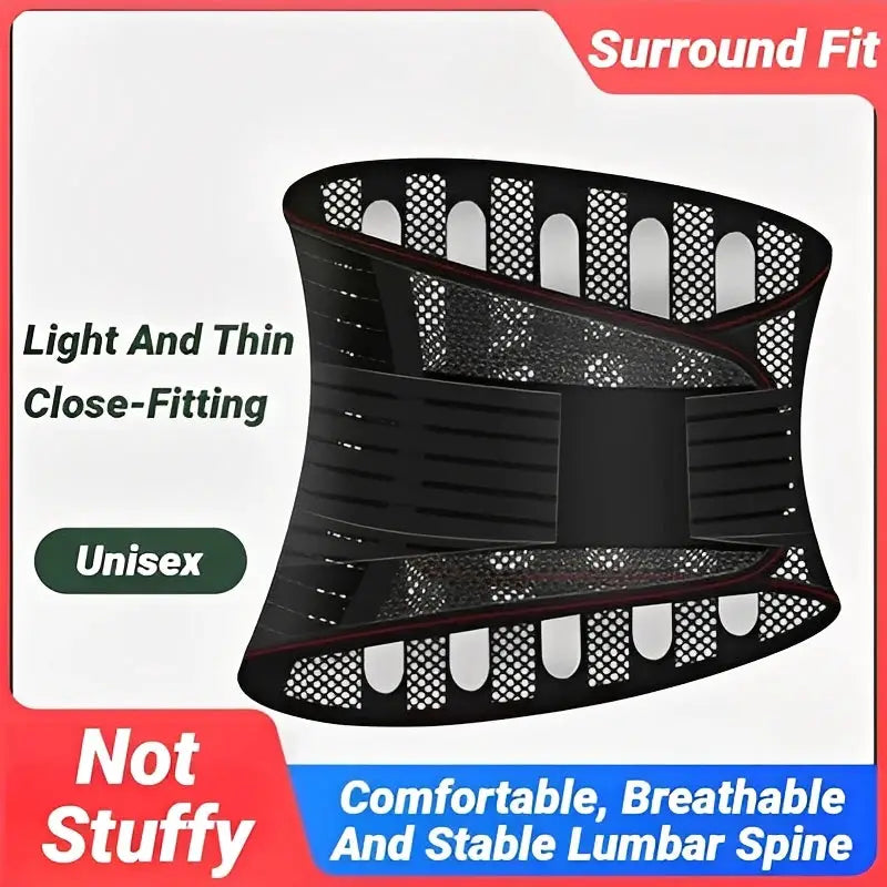 Adjustable Shapewear Corset Belt Waist Trainer For Slimming Breathable Mesh Lumbar Support Back Protector
