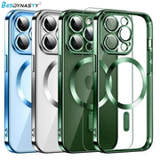 Soft Clear Case For iPhone 17 Air 16 15 14 13 12 11 Pro Max MagSafe Wireless Charging Shockproof TPU Cover