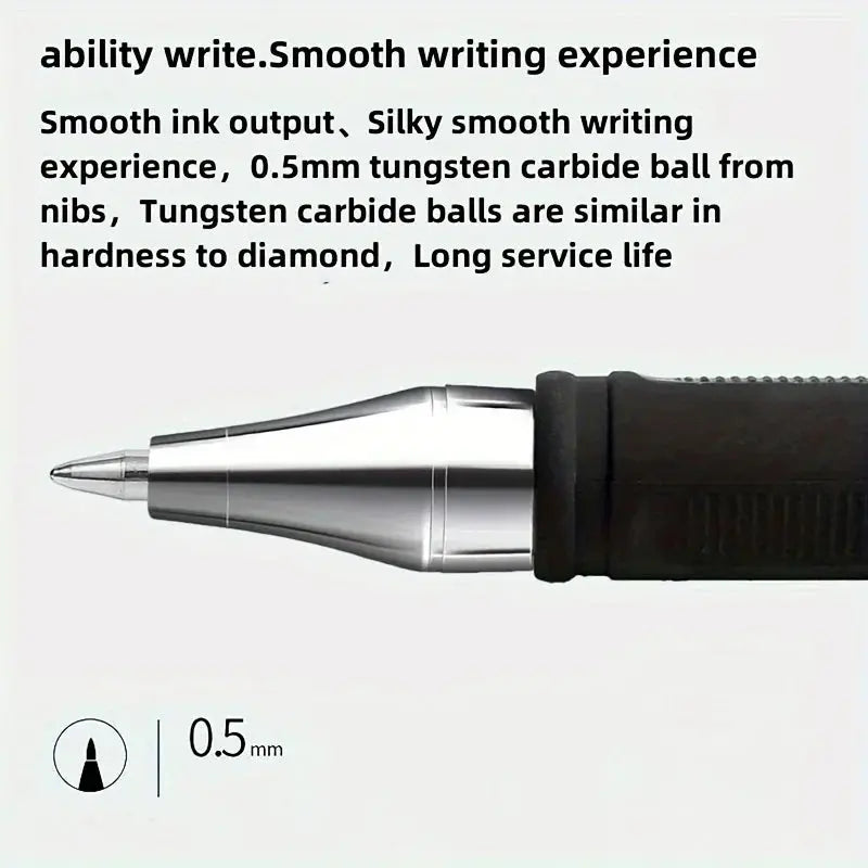 5/10/20 Pack Quick Dry Gel Pens 0.5mm Fine Tip Black Ink For Office And School Use
