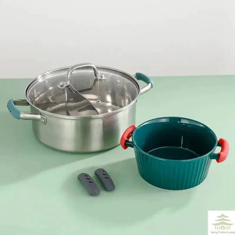 2 Pack Silicone Pan Handle Sleeve Heat Resistant Shield For Pots Pans Woks Ears Safe Grip