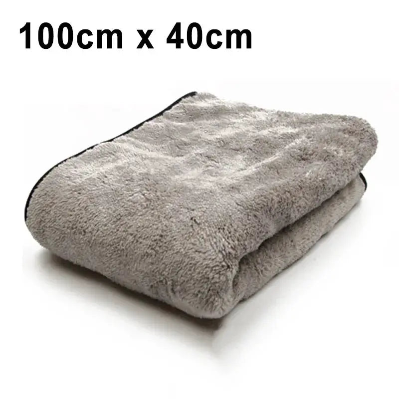 SEAMETAL microfiber car towel, gray, absorbent 100cm x 40cm