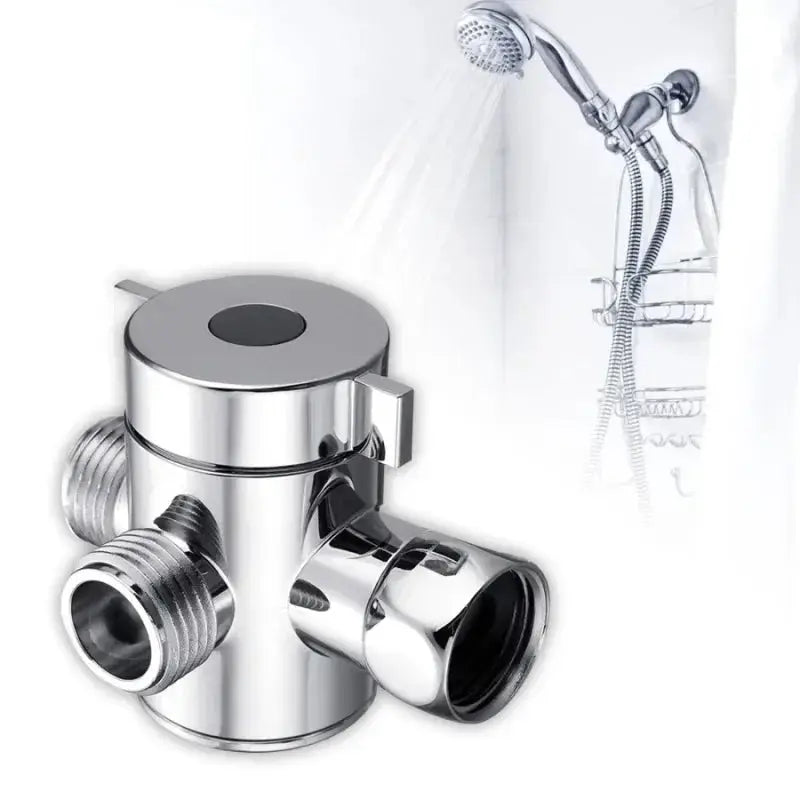 Simples Market chrome diverter valve G1/2 splitter for 2/3-way shower faucet adapter in bathroom