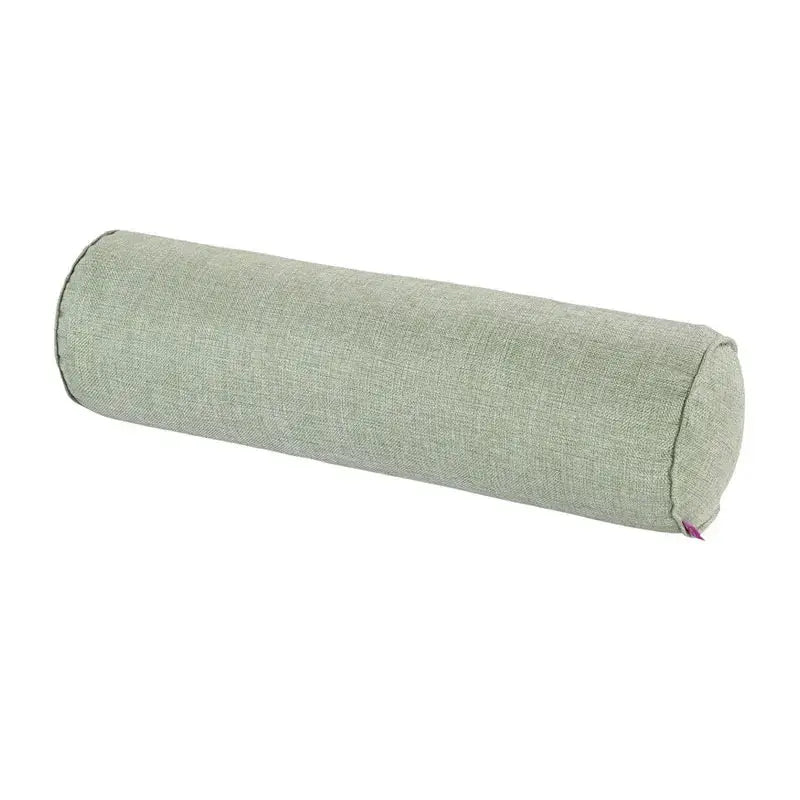 Cylindrical pillow case in cotton-linen for lumbar neck roll, long bolster, Simples Market