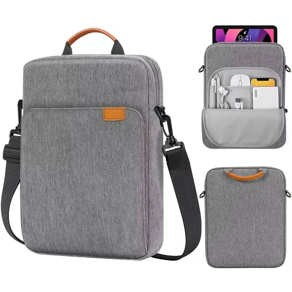 Laptop Handbag Cover For MacBook Air And Pro 11 To 13 Inches Waterproof Notebook Bag With Multi Pockets
