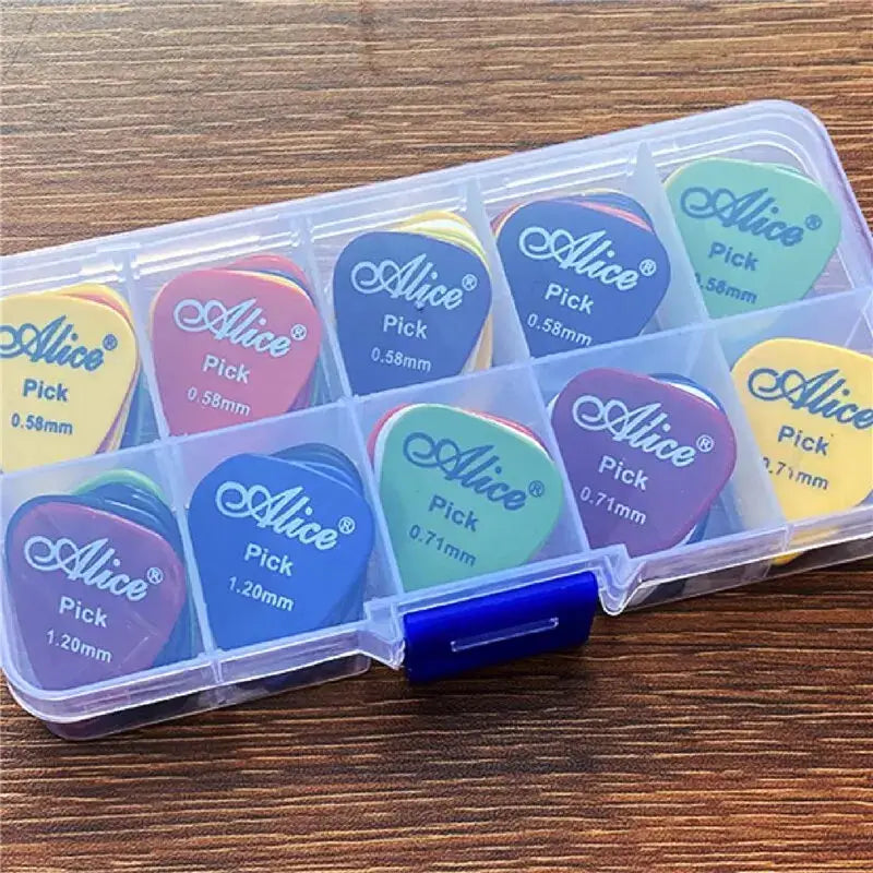 Multicolor 24 Pack ABS Premium Plastic Guitar Picks for Acoustic Electric Guitars Bass and Ukulele