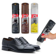 Simples Market leather care liquid shoe polish set of 3 in Black, Brown and Neutral for leather dress shoes