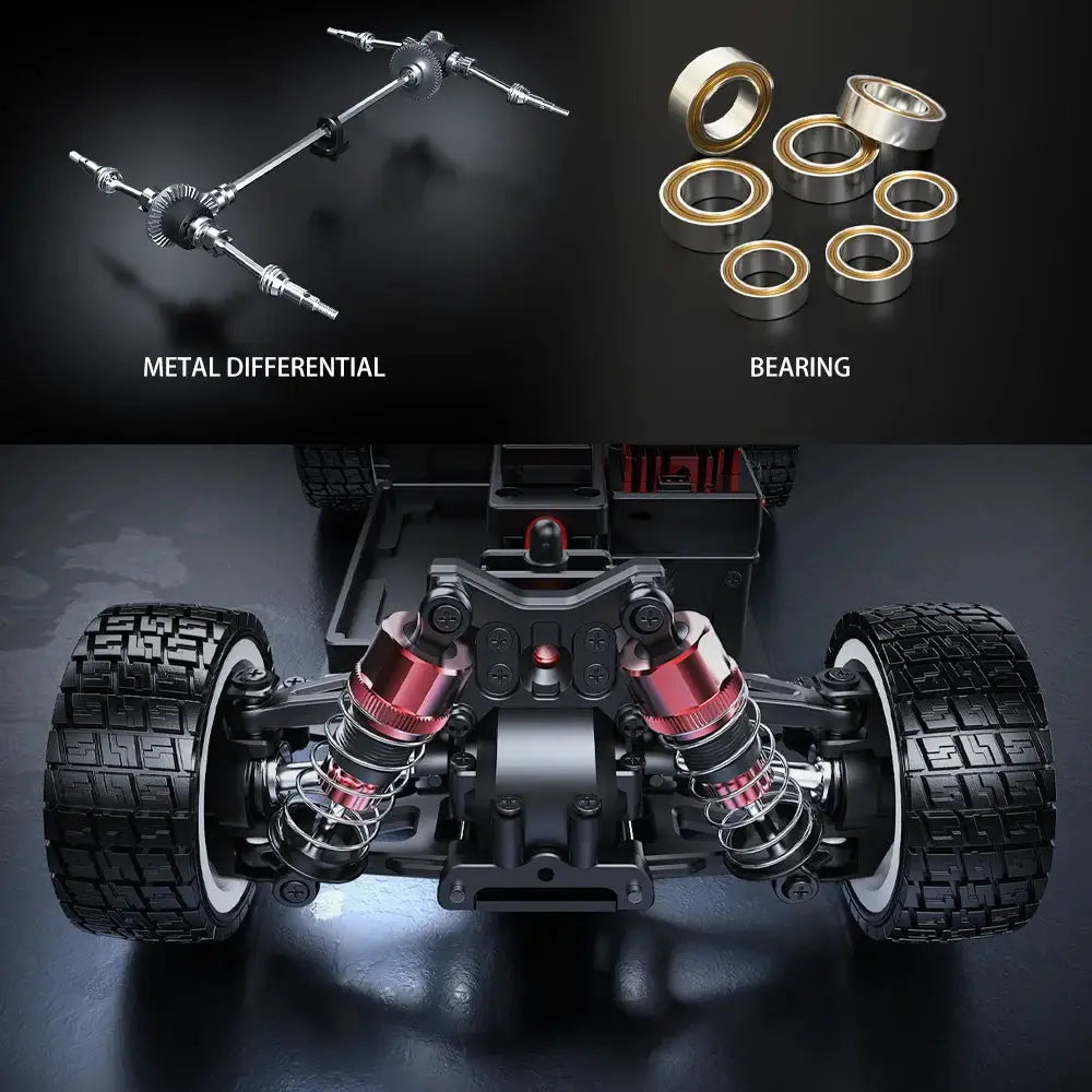 1/14 MJX 14303 RC Drift Car by Simples Market, 2.4G brushless 4WD with metal differential