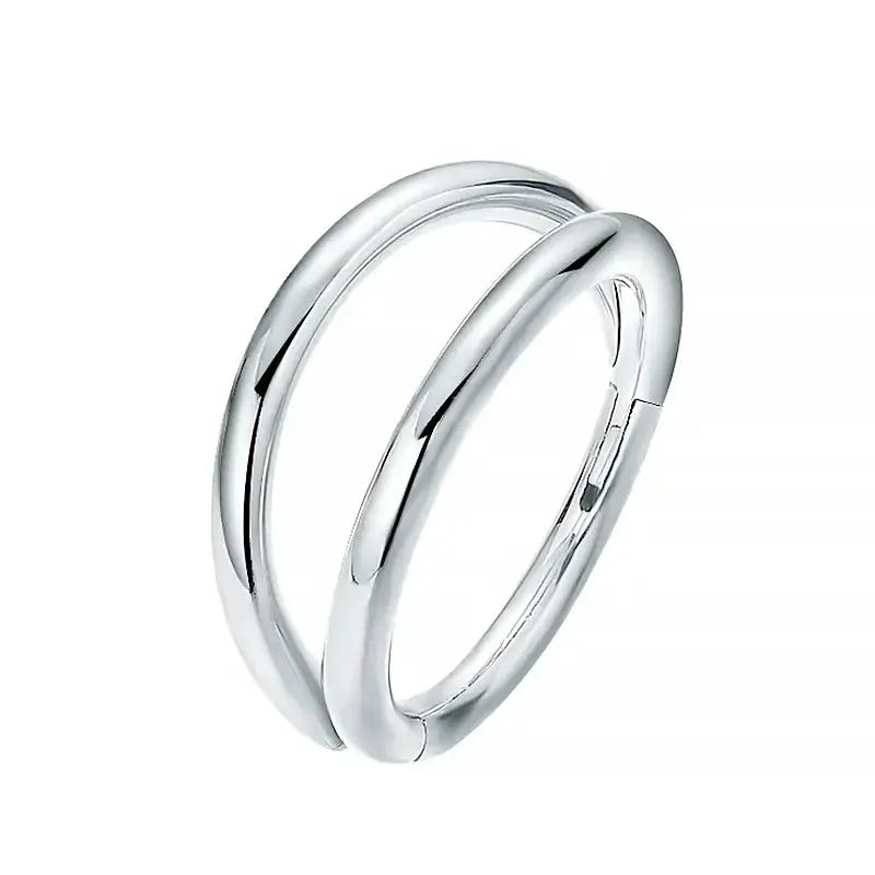 Double Septum Rings Open Nose Hoops Cartilage Hoop Earrings Nose Piercing 16G 18G 20G 6mm 8mm 10mm