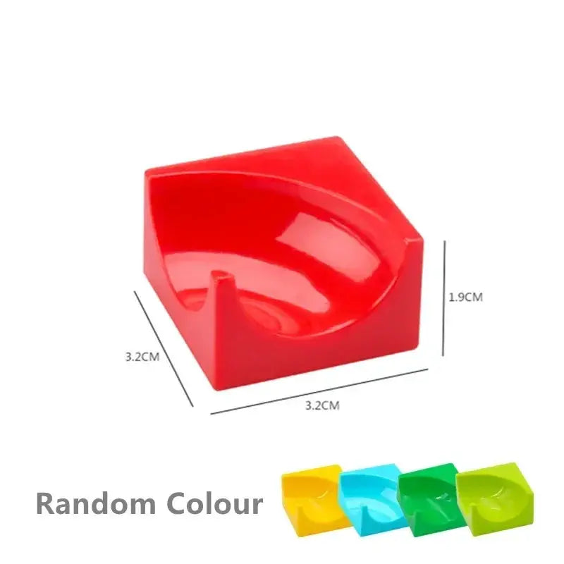 Big Size Building Blocks Marble Race Run Maze Educational Toy For Kids With Large Bricks And Ball Chute Giraffe Gift