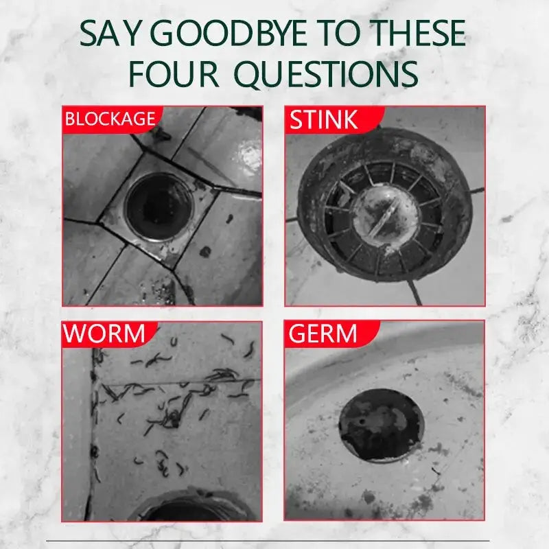 Floor drain anti-odor core by Simples Market; 1pc deodorization device four panels: blockage, stink, worm, germ