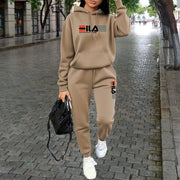 Womens Autumn Winter Hoodie Set Pants Loungewear Luxury Designer