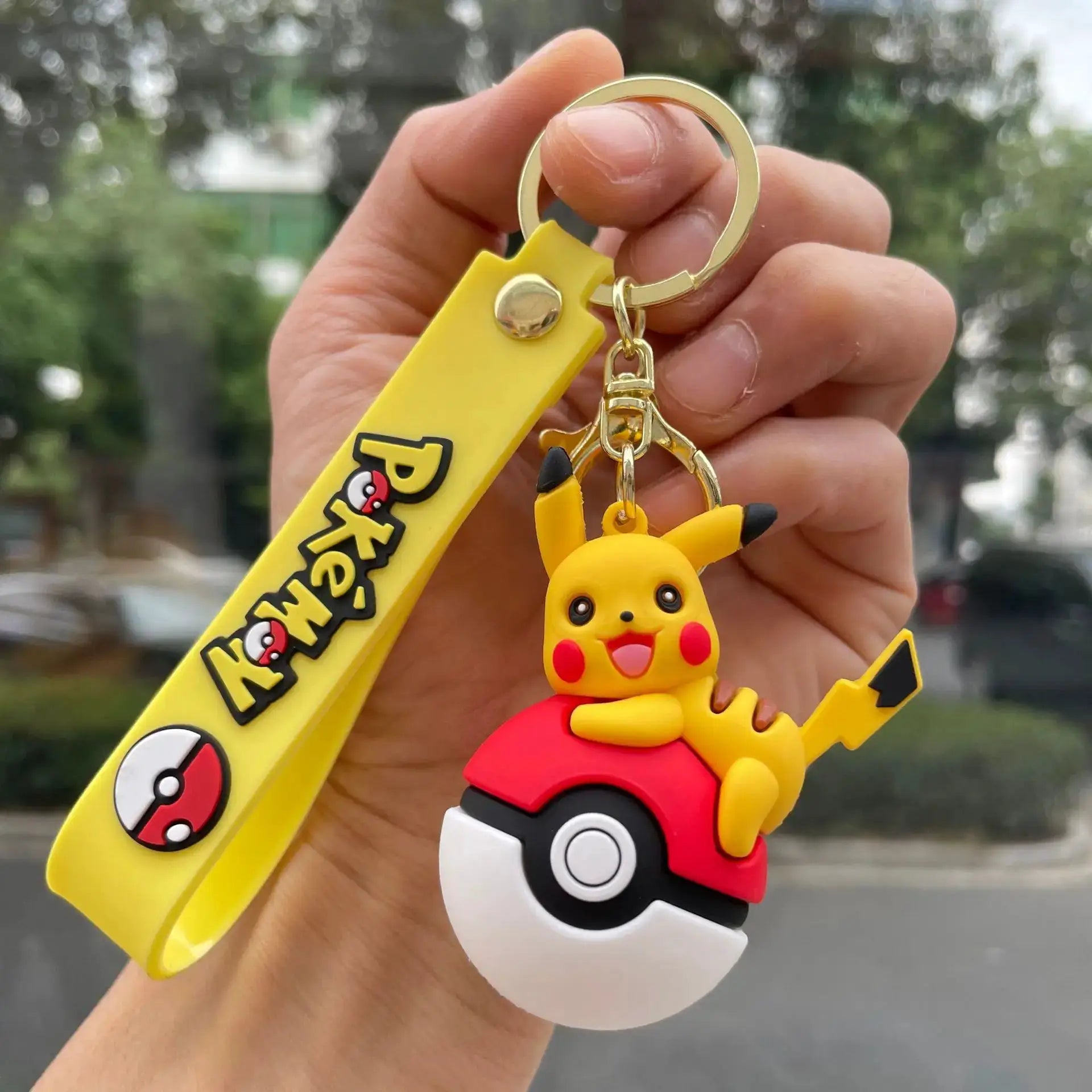 Poké Ball Pikachu Keychain Cute Pokémon Accessory For Men And Women Ideal Gift For Fans