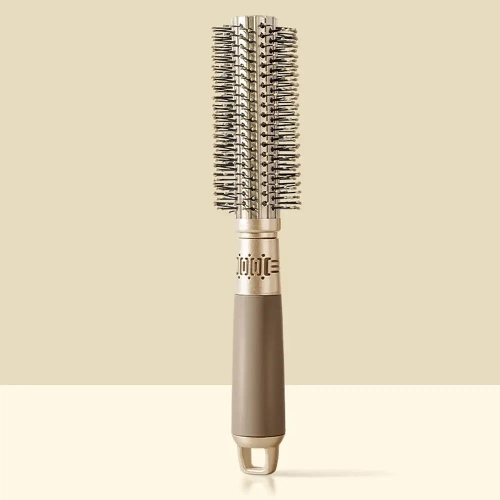 CALIYI Hair Massage Air Cushion Brush, gold-toned detangler with anti-static bristles by Simples Market